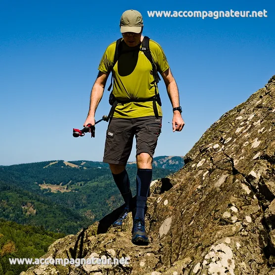 Avis North Face Offtrail TR GTX en test sur rocher Avis North Face Offtrail TR GTX en test sur rocher
