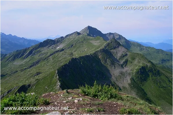Massif du Grand-Arc depuis la Dent du Corbeau